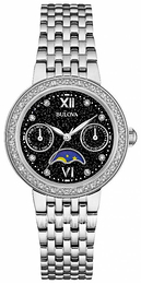 Bulova Czarny/Stal Ø32 mm 96W210