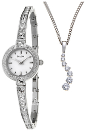 Bulova Biały/Stal Ø23 mm 96X001