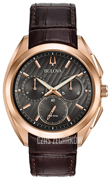 Bulova Szary/Skóra Ø45 mm 97A124