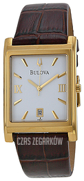 Bulova Srebrny/Skóra Ø29 mm 97B102