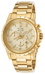 Bulova Marine Star Szampański/Stal w odcieniu złota Ø42 mm 97B119