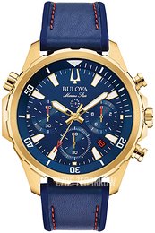 Bulova Niebieski/Guma Ø43 mm 97B168