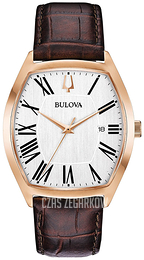 Bulova Dress Srebrny/Skóra 97B173