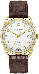 Bulova Biały/Skóra Ø38.45 mm 97B189