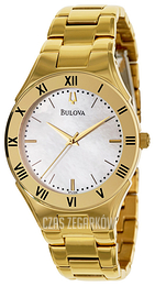 Bulova Bracelet Biały/Stal w odcieniu złota Ø36 mm 97L128