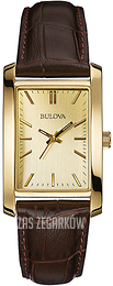 Bulova Żółte złoto/Skóra 97L143