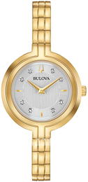 Bulova Diamond Srebrny/Stal w odcieniu złota Ø30 mm 97P144