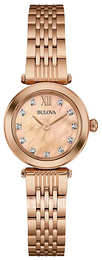 Bulova Diamond Różowe złoto/Stal w kolorze różowego złota Ø24 mm 97S116