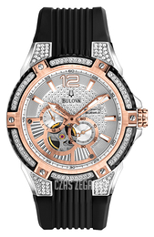 Bulova Mechanical Srebrny/Guma Ø45 mm 98A129