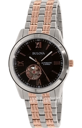 Bulova Marine Star Czarny/Stal w kolorze różowego złota Ø42 mm 98A144