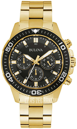 Bulova Classic Czarny/Stal w odcieniu złota Ø42 mm 98A248