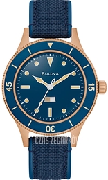 Bulova MIL-Ships Niebieski/Tkanina Ø41 mm 98A325