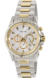 Bulova Marine Star Biały/Stal w odcieniu złota Ø42 mm 98B014