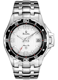 Bulova Sport Biały/Stal Ø44 mm 98B162
