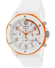 Bulova Biały/Guma Ø44 mm 98B199