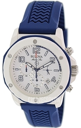 Bulova Biały/Guma Ø44 mm 98B200