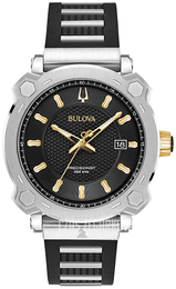 Bulova Precisionist Czarny/Stal Ø41 mm 98B319