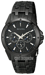 Bulova Czarny/Stal Ø43 mm 98C121