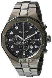 Bulova Czarny/Stal Ø44 mm 98D142