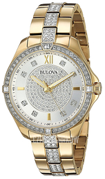 Bulova Srebrny/Stal w odcieniu złota Ø35 mm 98L228