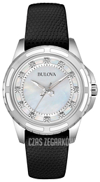 Bulova Biały/Skóra Ø32 mm 98P139