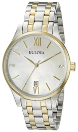 Bulova Bracelet Srebrny/Stal w odcieniu złota Ø36 mm 98P149
