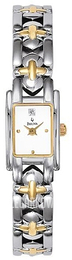 Bulova Diamond Biały/Stal w odcieniu złota 98P37