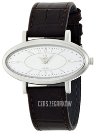 Calvin Klein Delight Biały/Skóra Ø40 mm K1723120