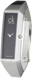 Calvin Klein Section Czarny/Stal 19x10 mm K1L23102