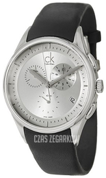Calvin Klein Basic Srebrny/Skóra Ø43 mm K2A27138