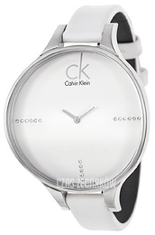 Calvin Klein Basic Biały/Skóra Ø42 mm K2B23137
