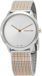 Calvin Klein Minimal Srebrny/Stal w kolorze różowego złota Ø35 mm K3M22B26