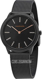 Calvin Klein Minimal Czarny/Stal Ø35 mm K3M22X2X
