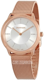 Calvin Klein Minimal Srebrny/Stal w kolorze różowego złota Ø35 mm K3M22Y2X
