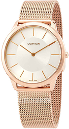 Calvin Klein Szary/Stal w kolorze różowego złota Ø43 mm K3M2T626
