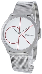 Calvin Klein Minimal Biały/Stal Ø40 mm K3M51152
