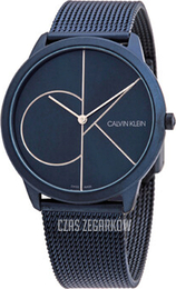 Calvin Klein Minimal Niebieski/Stal Ø40 mm K3M51T5N