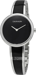 Calvin Klein Czarny/Stal Ø30 mm K4E2N111