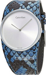 Calvin Klein CK Spellbound Srebrny/Skóra Ø39 mm K5V231V6