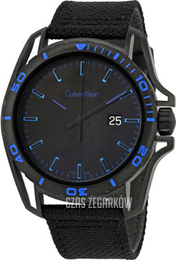 Calvin Klein CK Earth Czarny/Skóra Ø42 mm K5Y31YB1