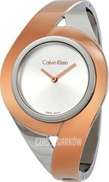 Calvin Klein Srebrny/Stal w kolorze różowego złota Ø24 mm K8E2S1Z6
