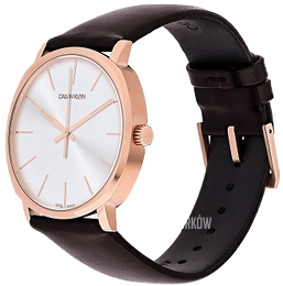 Calvin Klein Srebrny/Skóra Ø40 mm K8Q316G6