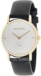 Calvin Klein CK Srebrny/Skóra Ø32 mm K9H2Y5C6