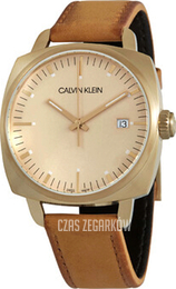 Calvin Klein Szampański/Skóra Ø39 mm K9N115GH