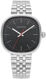 Calvin Klein Squarely Czarny/Stal K9Q12131