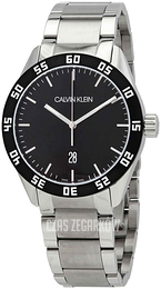 Calvin Klein Czarny/Stal Ø42 mm K9R31C41