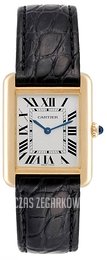 Cartier Tank Solo Srebrny/Skóra 30x23 mm W1018755