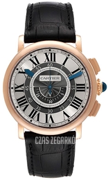 Cartier Rotonde De Cartier Szary/Skóra Ø25.6 mm W1555951