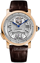 Cartier Rotonde De Cartier Srebrny/Skóra Ø45 mm W1556229