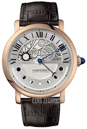 Cartier Rotonde De Cartier Biały/Skóra Ø30 mm W1556243